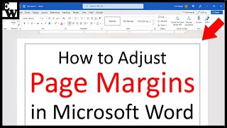 How to Adjust Page Margins in Microsoft Word [upl. by Judith]