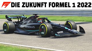 Die erste Fahrt in einem F1 2022 Formel 1 Wagen Mercedes 2021 VS 2022 Gameplay [upl. by Lapo]