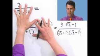 Rationalizing a Denominator from Thinkwells College Algebra [upl. by Oballa]