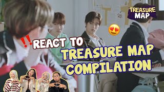 FIRST TIME REACT TO “TREASURE MAP” FUNNY MOMENTS [upl. by Bonnee]