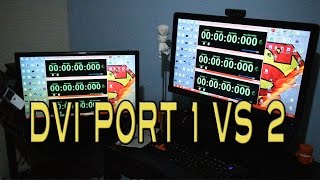 Does it really matter which DVI Port you use Testing DVID Port 1 vs DVII Port 2 QFP006 [upl. by Nehemiah]