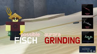 roblox fisch grinding  rod of the depths day 1 [upl. by Adore]