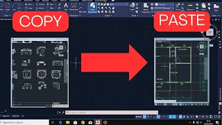 quotAutoCAD Tips How to copy CAD objects from one AutoCAD file to another AutoCAD filequot TDMC [upl. by Dranreb933]