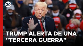 🚨 TENSIÓN MUNDIAL  Trump alerta de una quotTercera Guerraquot y culpa a Biden [upl. by Chatterjee]