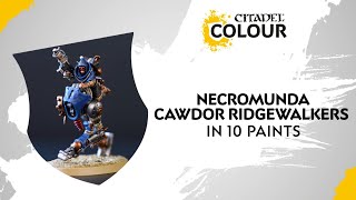 How to Paint Battle Ready Necromunda  Cawdor Ridge Walkers [upl. by Nets]