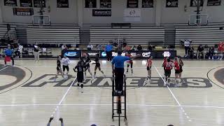 Highlights Tusculum Womens Volleyball vs Mars Hill Nov 8 2023 [upl. by Enyrehtak]