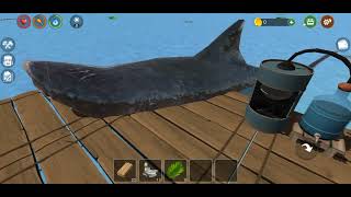 Shark Attack How To Survive Raft Survival Gameplay [upl. by Nolte]