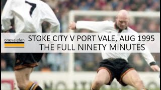 Stoke City v Port Vale August 1995 the full 90 minutes [upl. by Rye601]