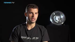 Grigor Dimitrov talks 2018 goals ahead of Rotterdam [upl. by Alleoj]