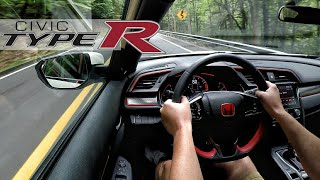 2017 Honda Civic Type R Mountain Drive  Run  060 Acceleration Clips  Suck Creek TN [upl. by Irotal]