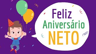 Mensagem de Feliz Aniversário para Neto [upl. by Ahsiekit]