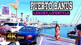 PUERTO BANUS Marbella Spain CHARM amp LEXURY april 2024  Costa Del Sol Malaga 4k [upl. by Aldred]