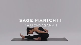 How to do Sage Marichi I Pose  Marichyasana I Tutorial with Briohny Smyth [upl. by Kokaras]