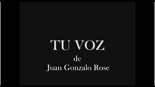 Tania Libertad  Tu Voz Juan Gonzalo Rose [upl. by Fusco]