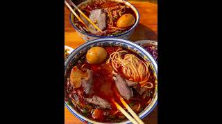 Every ruthless Lanzhou native starts by drowning an egg in the morning Lanzhou Beef Noodles Baby F [upl. by Oinotnas]