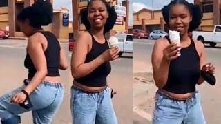 Watch Zaharas Dance moves leaves Mzansi questioning her drinking problem AGAIN [upl. by Akkire862]