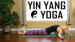 Yin Yang Yoga  Strengthen amp Stretch Shoulders Chest Upper Back [upl. by Steen525]