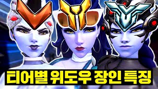 티어별 위도우 장인의 플레이는 뭐가 다를까 [upl. by Bates]