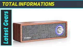 Smalody Wood Retro Bluetooth Speaker Review [upl. by O'Shee94]