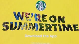 STARBUCKS COFFEE COMMERCIAL 2024  WERE ON SUMMERTIME  HERE COMES THE HOTSTEPPER  LNI KAMOZE [upl. by Idolem]