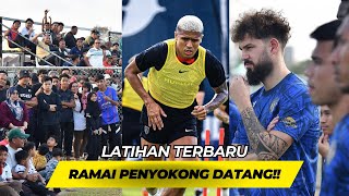 LATIHAN TERBARU JDT amp TERENGGANU SAFAWI amp AKHYAR RASHID SEBABKAN BANYAK PENYOKONG TENGOK LATIHAN [upl. by Churchill]