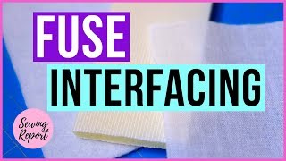 How to Fuse Interfacing  Pellon Fusible Fleece ShapeFlex SF101 FlexFoam  SEWING REPORT [upl. by Fadden]