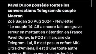 TELEGRAM  Les conversations Manu Rothschild  Bribitte Trogneux sur la table d’opération  12 [upl. by Korrie]