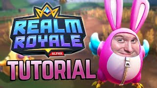 Baggins learns to play Realm Royale Tutorial [upl. by Lincoln]