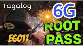 ROOT PASS Pipe Welding E6011 6g  TAGALOG [upl. by Vey887]