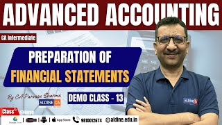 FINANCIAL STATEMENTS  DEMO CLASS13  ADVANCED ACCOUNTING FOR MAY25 amp SEP25 EXAMS AldineHO [upl. by Saloma]