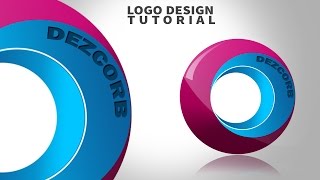 how to create logo in photoshop cs6 [upl. by Yeslrahc]