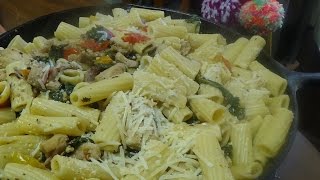 Recipe for Chicken Florentine Pasta Using Zaycon Farm Fresh Chicken Thighs [upl. by Let]