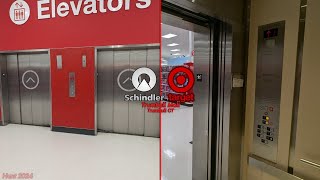 2024  Questionable Schindler Hydraulic Elevators  Target Trumbull Mall Trumbull CT [upl. by Mcloughlin]