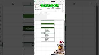 GANADOR ALEATORIO en EXCEL excel [upl. by Meesan29]