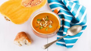 Recette  Soupe butternut potimarron [upl. by Suchta268]