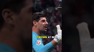 What happened to Courtois during the Madrid derby football realmedrid [upl. by Chi]