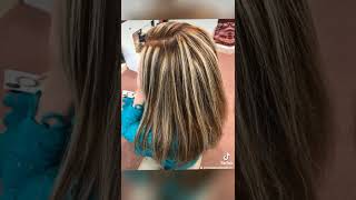 Highlights with keratin treatment  Rexburg  Rebounding  Makeup  All Hair Treatment [upl. by Eillim]