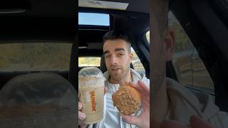 Dunkin Holiday Menu Review dunkin dunkindonuts coffee biscoff cookiebutter DunkinDonuts [upl. by Ellekcir]