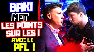 🔴BAKI met les points sur les quotIquot avec le PFL😱 [upl. by Procora]