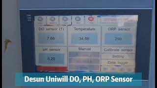 Online water quality monitoring sensor applied to shrimp farming [upl. by Enilemme]