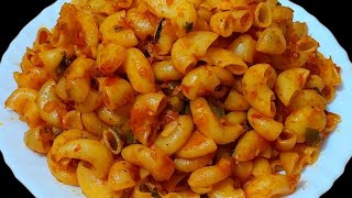 Indian Style Macaroni Pasta Recipeआसान और टेस्टी पास्ता Masala MacaroniPasta RecipeMasala Pasta [upl. by Oiramel459]