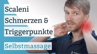 Scaleni Schmerzen amp Triggerpunkte  Selbstmassage [upl. by Nyvlem]