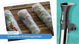 Frühlingsrollen mit SousVide Crevetten [upl. by Iggie]