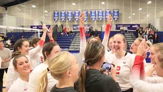 2022 NSIC Volleyball Tournament  Kenzie Foley of St Cloud State [upl. by Yajiv]