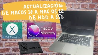 MacBook Pro 2009 55 de HDD a SSD y de OS X a OS Monterrey [upl. by Nohsal949]