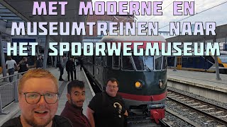 Lekker met de trein naar het spoorwegmuseum in Utrecht [upl. by Aennyl]