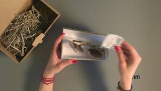 eyerim presents Unboxing of Jimmy Choo ANDIES J7ANH sunglasses [upl. by Airpac]