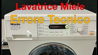 Errore Tecnico Lavatrice Miele [upl. by Cj944]