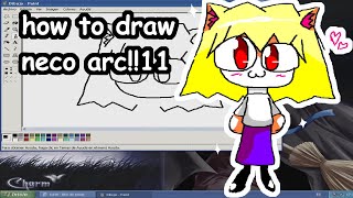 how to draw neco arc [upl. by Elraet]