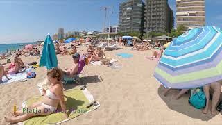 Platja D Aro Beachwalk Spain 13072024 [upl. by Eisdnyl588]